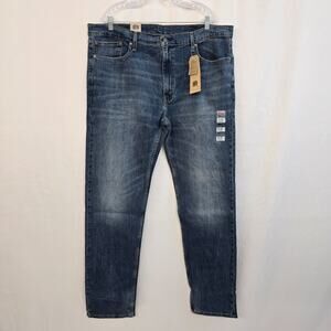 Levi's 502 Taper Jeans Men's 42 x 35 (Tag 42 x 38) Blue Stretch Regular Fit NWT